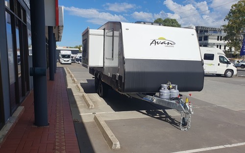 Avan slide out best sale caravan